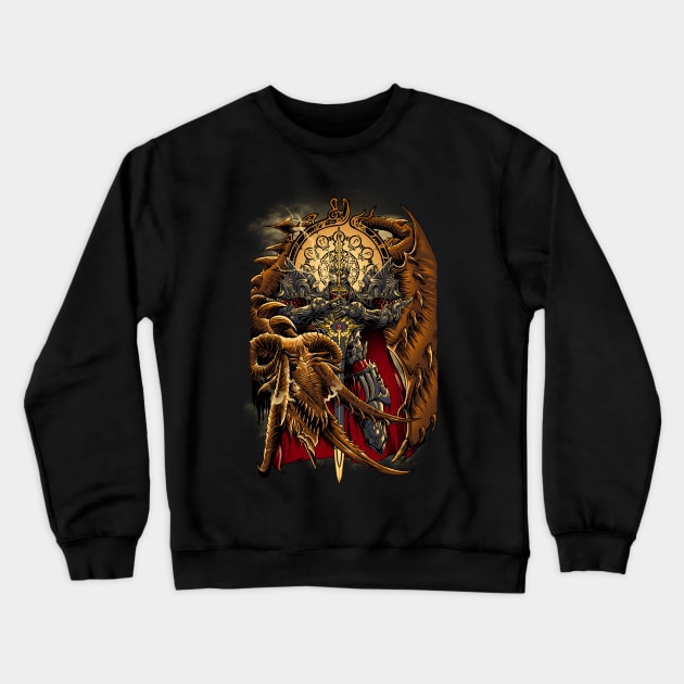 final fantasy boss Crewneck Sweatshirt by iqbalgarint